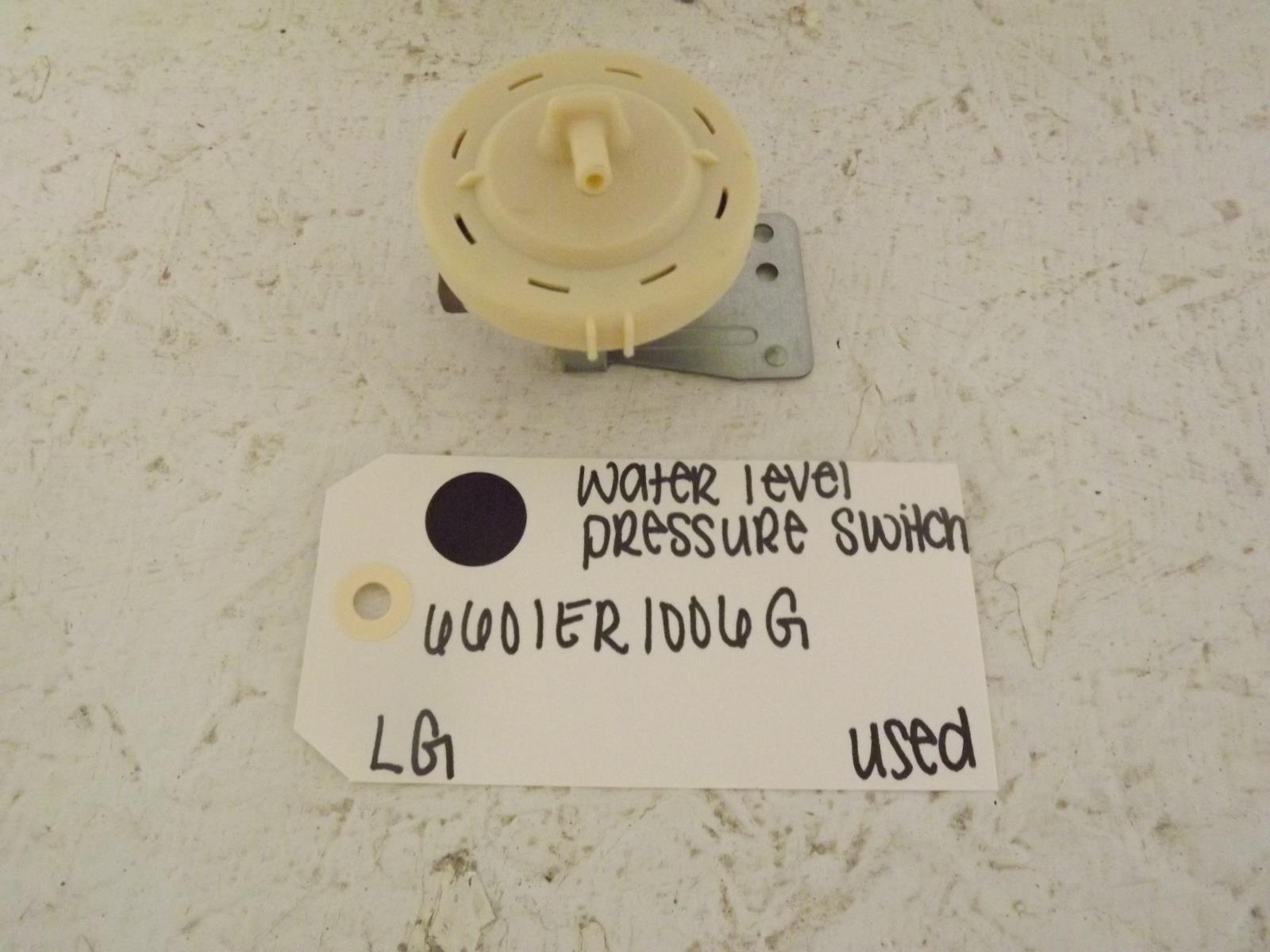 LG Washer 6601ER1006G Water Level Pressure Switch Used LG Washer 6601ER1006G Water Level Pressure Switch Used